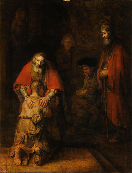 Rembrandt's Return of the Prodigal, Lent with Kids, Sacraparental, Christian parenting blogs, New Zealand parenting blogs, family spirituality 